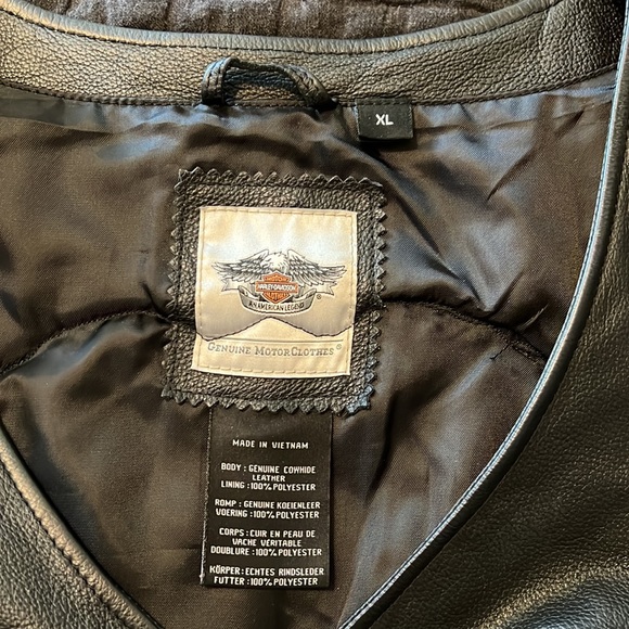 Women’s Harley Davidson leather vest - Picture 6 of 7